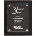 Black Piano Finish Floating ACRYLIC Plaque